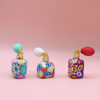 En stock, flacon rond en céramique souple de 8 ml à 15 ml, flacon de parfum à air comprimé, produit à succès pour le commerce électronique transfrontalier