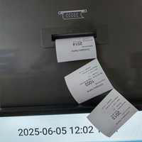 Système intelligent HD de gestion de la billetterie des files d'attente Imprimante de billets de banque Kiosque à écran tactile pour numéro d'appel sans fil 17 pouces