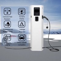 Chargeur de véhicule électrique AC conforme à la norme IEC 61851, 22 kW, 44 kW, homologué CE RoHS, station de recharge de type 2 sur pied avec système POS