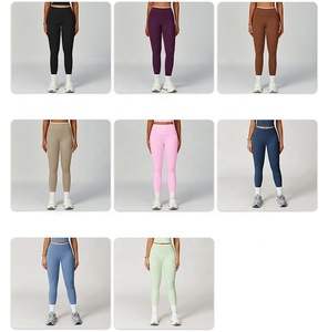 Leggings de yoga taille haute antibactériens, effet push-up, extensibles dans quatre directions, en Spandex/Nylon, pour femme - Product Image 5