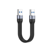 Câble flexible FPC Type C vers USB A 100W 5A 20V, câble court 13CM 8K, charge rapide PD Type-C vers C, câble de données pour téléphone portable PC