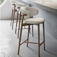 Tabourets de bar de luxe, chaises de comptoir pour îlot de cuisine, chaises en bois pour salle à manger, tabourets hauts abordables, sur mesure