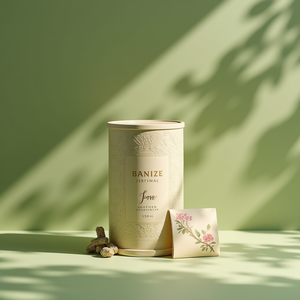 Tubo de Papel Kraft Ecológico Personalizado para Envasado de Granos de Café - Product Image 1