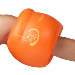 Brassard de natation Qicaibei 35S en PVC épais pour enfants et adultes, couleur unie, équipement de flottaison de sécurité aquatique - Product Image 5