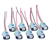 Conector EV6 del inyector de combustible automático de 2 pines para LS2 LS3 LS7 LS9 GM Chevrolet Ford EV14 15419715 15423278 15423276