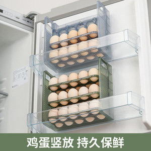 <b>Egg</b> <b>Storage</b> Box Multi Layer Portable Flip Top Food Grade Refrigerator Preservation Travel Use - Product Image 2