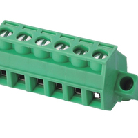 5.08mm/5.0mm bornier enfichable équivalent 2EDGKLM-5.0 vis à pas 5.08 laiton connecteur PCB 45 degrés Degson