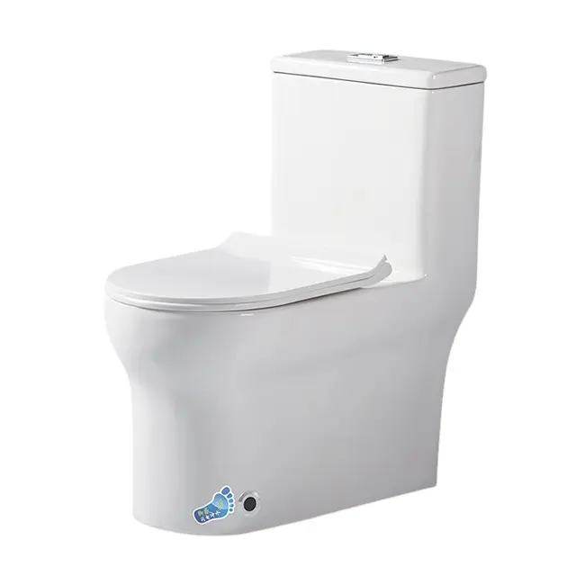 Yeni teknoloji stil wc tuvalet pres kızarma tuvalet sensörü yıkama klozet