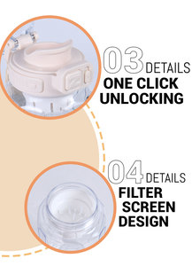 ขวดน้ำสำหรับเดินทางจาก Traitan พร้อมที่จับสำหรับพกพาสะดวกข้างนอก - Product Image 5