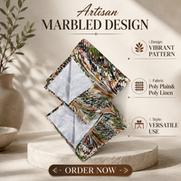 Nappe Moderne à Motif Géométrique Multicolore Longue Écologique en Polyester et Lin pour Mariage, Banquet et Fête
