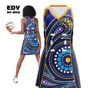 Youth Netball Uniform Dress and Shorts Set for Teenagers' Practice Sessions High Performance Fabric with Custom Logo Suitable - Product Image 1