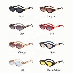 Hot Selling Fashion New Arrivals Custom Logo Leopard Black Rectangle <b>Sunglasses</b> UV400 Small <b>Square</b> <b>Sunglasses</b> for Men Women - Product Image 5