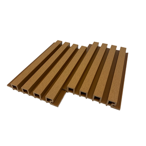 Outdoor &amp; <strong>Interior</strong> Waterproof WPC PVC Wall Panel with 3D Wood Grain Fluted Surface Fireproof Cladding for Hotel Use - Product Image 5