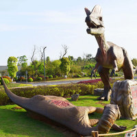 Modèle de dinosaure réaliste animatronique électrique simulé pour parc d'attractions