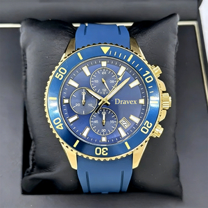 2025年 高級ブランド メンズクォーツ腕時計 ブルーダイヤル 日本製ムーブメント カレンダー 防水100M BOSST腕時計 男性用 - Product Image 1