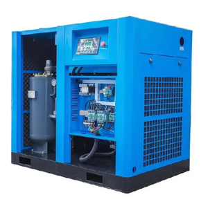Compressore d'aria rotativo a vite elettrico raffreddato ad aria, senza olio, con motore a magneti permanenti da 50HP (37KW), personalizzabile - Product Image 2