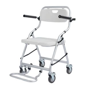 Silla de Ducha Moderna de Aleación de Aluminio Lansing Medical con Capacidad de 150 kg - Plegable, Ligera y Portátil <span class=keywords><strong>para</strong></span> Baño - Product Image 2