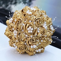 Clou de mariée de luxe avec ruban couleur rose, nouvelle collection, vente en gros, pour mariage