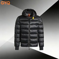 Veste d'hiver pour homme GYQ, marque tendance, nouvelle veste matelassée en duvet de canard blanc, épaisse, chaude, col montant, imperméable, de haute qualité