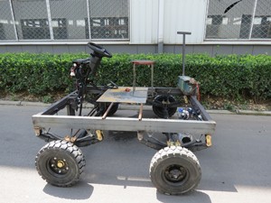 Triciclos eléctricos con motor de gasolina de accionamiento directo, el mejor motor para automóvil, chasis pequeño con volante a la derecha - Product Image 1