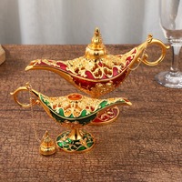 2024 rétro Aladdin légende lumière magique génie souhaitant lanternes Pot classique Costume accessoires lampe maison table décor artisanat affichage