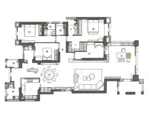 Services de design d'intérieur de villas et d'hôtels modernes de luxe tout-en-un, fourniture de matériaux de construction pour la conception d'intérieur de maison en 3D - Product Image 1