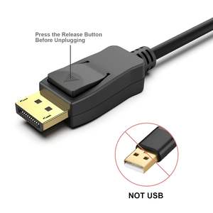 SYONG <span class=keywords><strong>DisplayPort</strong></span> a <span class=keywords><strong>DisplayPort</strong></span> <span class=keywords><strong>Cable</strong></span> de 1,8 metros DP a DP macho a macho <span class=keywords><strong>Cable</strong></span> compatible con 4K60Hz 2K165Hz para Lenovo Dell <span class=keywords><strong>HP</strong></span> ASUS - Product Image 3