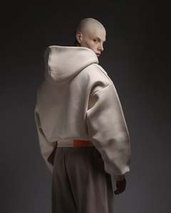 Sudadera con capucha gruesa de doble capa para hombre Yingling Kanye Baby Blue 550G Sudadera con capucha de lana de algodón bordado personalizado logo Heavy Boxy Fit Hoodie - Product Image 6