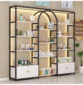 Étagère de présentation cosmétique pour salon de beauté, mobilier de salon de coiffure, mannequin pour présentoir de perruques - Product Image 5