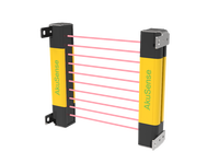 Performa Lebih Stabil Sensor Optik Kerja Cerdas Sensor Tirai Cahaya Pengaman Pasif Dua Relay Perlindungan IP65 Output NPN/PNP