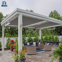 Pergolas et gazebos télécommandés, perchoir bioclimatique d'extérieur, système d'exploitation, Pergola en Aluminium