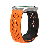 Atmungsaktives, Perforiertes Zweifarbiges Silikon-Uhrenarmband Geeignet für 18/20/22mm Uhren