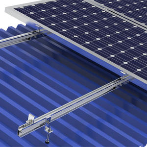 Diy Universal Liga de Alumínio Pv Racking Rail l Foot End <span class=keywords><strong>Clamp</strong></span> Mid <span class=keywords><strong>Clamp</strong></span> Hardware Painel Solar Roof Mount Kit - Product Image 3