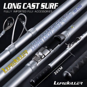 <span class=keywords><strong>LUREKILLER</strong></span> — canne à pêche spinning longue Casting de 4.05m/4.20m ou 4.50m, accessoire avec anneau et siège de moulinet, japon - Product Image 2