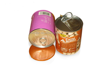 Bán Trực Tiếp Từ Nhà Máy Giấy Cấp Thực Phẩm Lon Giấy Mở Dễ Dàng Hộp Các Tông Kín Khí Cho Hạt Hạnh Nhân - Product Image 5