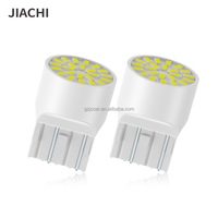 JiaChi Accessoires de voiture Super Bright 1156 BA15S P21W Ampoule LED Lampe 1157 Bay15d 7443 T20 3014 24SMD Retrofit Lumière DC12-24V