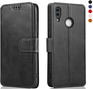 Funda billetera de cuero con tapa LeYi para Huawei P <span class=keywords><strong>Smart</strong></span> 2019 /Honor 10 Lite con Protector de pantalla HD - Product Image 1