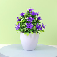 Fleurs artificielles TGYW, petite plante bonsaï en plastique, décoration créative de bureau, bricolage, jardin, Noël, Pâques, cadeau pour la maison et le bureau