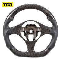 Volante de Fibra de Carbono Real TDD Compatible con Mitsubishi Evolution 2001-2007 Lancer Evo