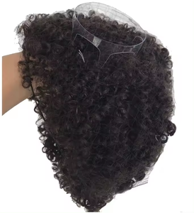 Peluca de cabello humano al por mayor de tamaño corto de 10 ", pelucas rizadas Afro brasileñas para mujeres negras, pelucas de cabello humano sin encaje frontal - Product Image 3