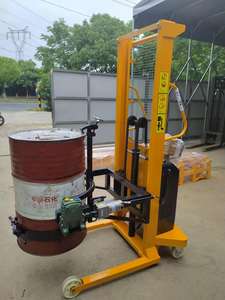 저렴한 가격 2M 거대한 이동 틸터 180 도 틸터 450kg 용량 세미 전기 드럼 리프터 - Product Image 2