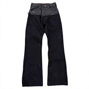 Pantalones Vaqueros Acampanados de Cintura Alta para Hombre, Estilo Casual, Desgastados, Rotos, de Algodón Lavado a la Piedra, Ajuste Holgado, Estilo Otoñal, Precios Bajos - Product Image 6