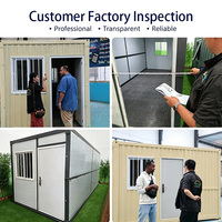 Maison conteneur pliable sur mesure en acier pour dortoir de chantier