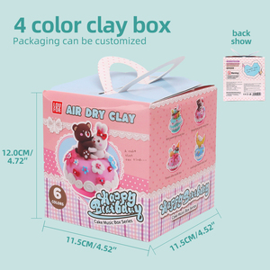 Thiết kế mới nó quay và nó âm thanh tốt không độc hại nghệ thuật mô hình mềm không khí khô Polymer đất sét - Product Image 4