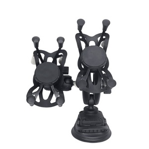 VIN Mounts Flexible 2-in-1 Car Windshield Double <strong>Phone</strong> Suction Mount Compatible with Ram Mounts Easy Cell <strong>Phone</strong> <strong>Holder</strong> - Product Image 1
