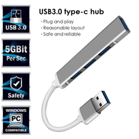 Promotion d'usine Adaptateur de station d'accueil USB 4-en-1 Hub 4 ports pour téléphone portable Macbook