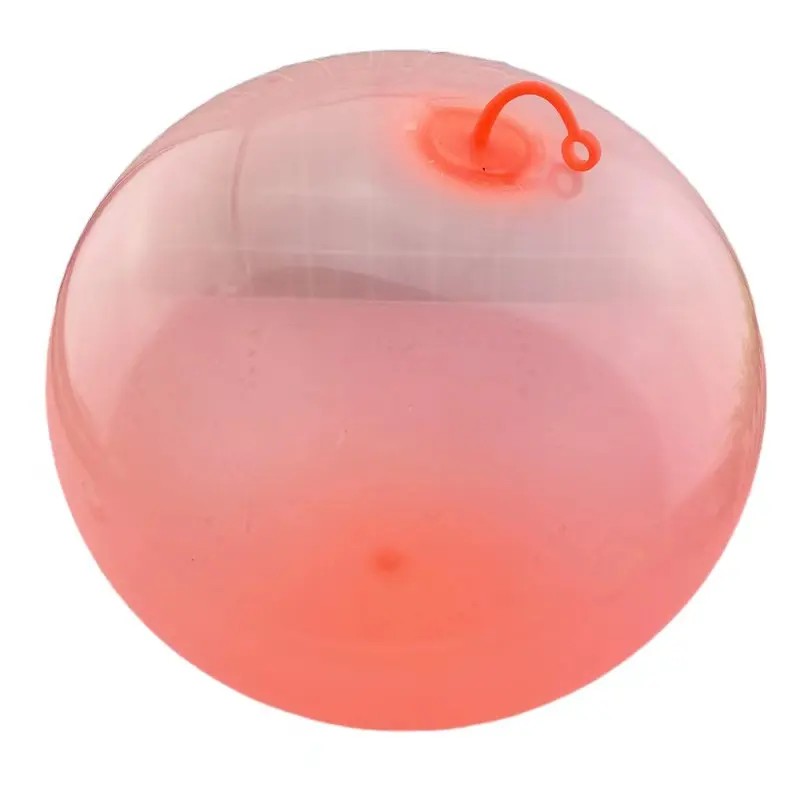 120CM Injection Water Ball Beach Ball Toy QYHSS Oversized Inflatable Bubble Ball Childrens Toy Bouncy Ball TPR Transparent Tear-resistant Bounce Balloon for Kids Water Sports Outdoor Playing 