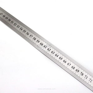 100Cm 150Cm 1M THƯỚC Khắc Thép Không Gỉ Thước Thẳng Kim Loại Để Vẽ Thẳng - Product Image 4