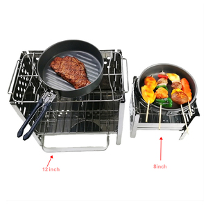 <span class=keywords><strong>Estufa</strong></span> <span class=keywords><strong>de</strong></span> <span class=keywords><strong>leña</strong></span> portátil para exteriores, Mini Parrilla <span class=keywords><strong>de</strong></span> acero inoxidable adecuada para acampar, barbacoa, <span class=keywords><strong>estufa</strong></span> <span class=keywords><strong>de</strong></span> carbón plegable - Product Image 4