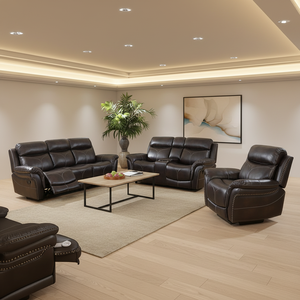 Asientos Reclinables Profesionales para Cine en Casa <span class=keywords><strong>Frank</strong></span> con Portavasos para Noches de Cine VIP - Product Image 1